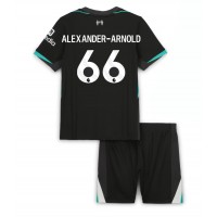 Camiseta Liverpool Alexander-Arnold #66 Segunda Equipación Replica 2024-25 para niños mangas cortas (+ Pantalones cortos)